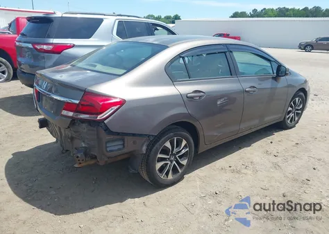 2013 Honda Civic Ex-L from USA, damaged, VIN 2HGFB2F90DH543566